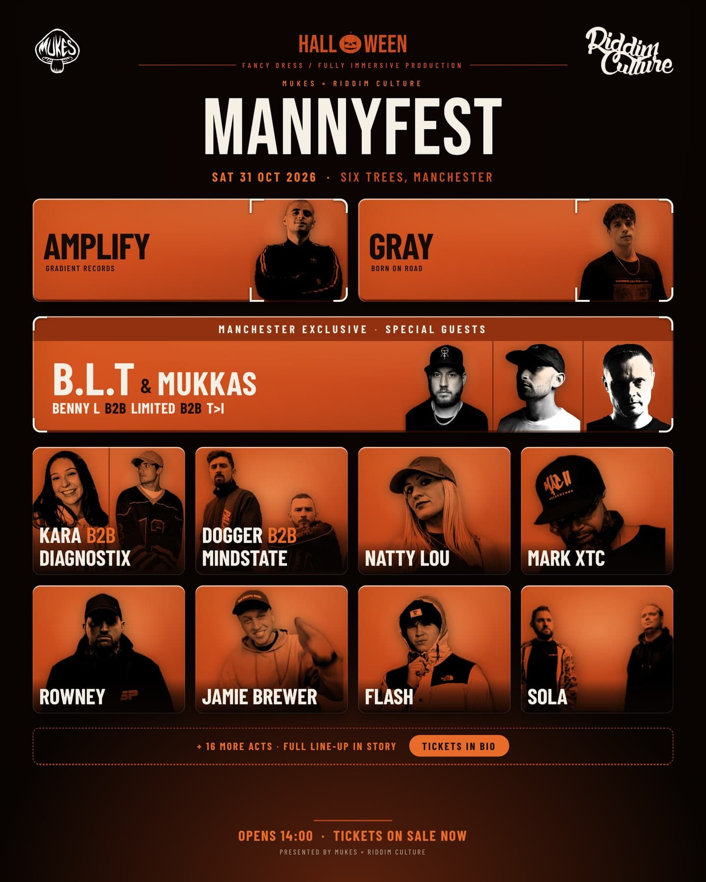 MANNYFEST HALLOWEEN flyer